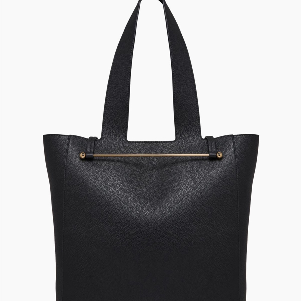 Strathberry Black Melody Tote